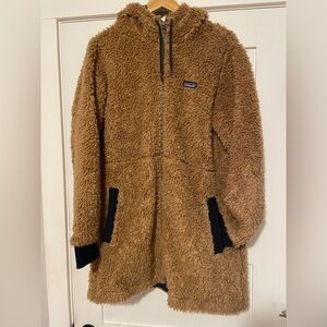 Patagonia Women's Dusty Mesa Parka Brown Fleece Jacket